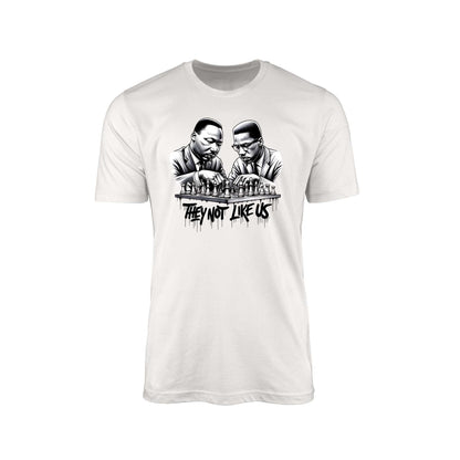 Dr. Martin Luther King and Malcolm X, "They Not Like Us