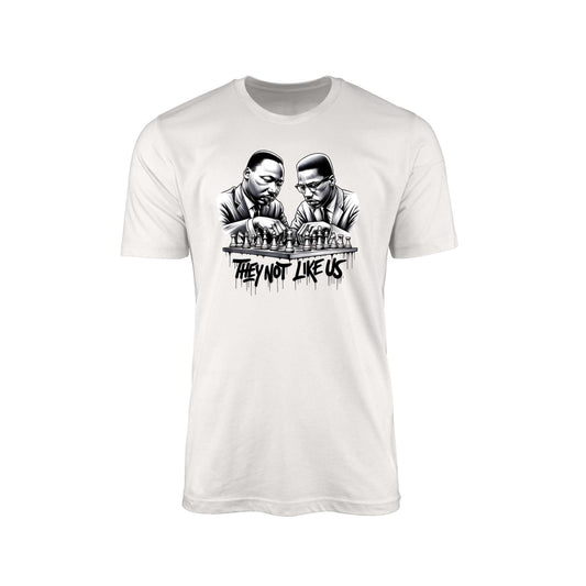 Dr. Martin Luther King and Malcolm X, "They Not Like Us