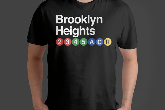Manhattan & Brooklyn Neighborhoods T-Shirt – NYC Subway Inspired