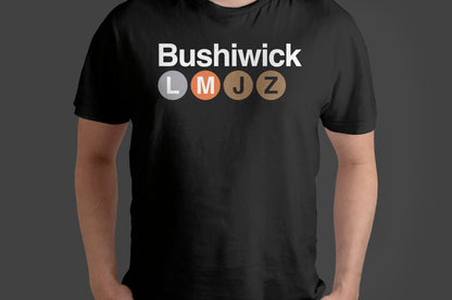 Manhattan & Brooklyn Neighborhoods T-Shirt – NYC Subway Inspired