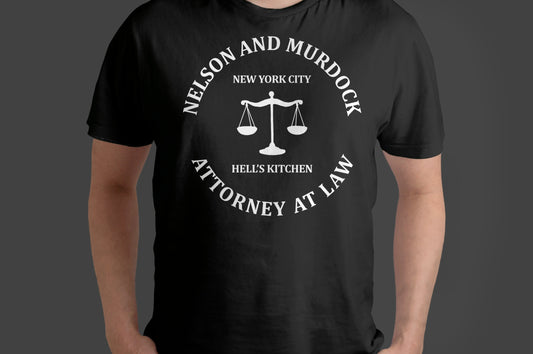 Nelson and Murdock, Attorneys at Law" T-Shirt – Hell's Kitchen Edition