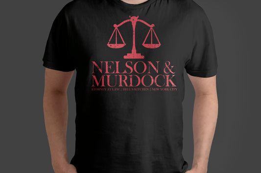 Nelson and Murdock, Attorneys at Law" T-Shirt – Hell's Kitchen Edition