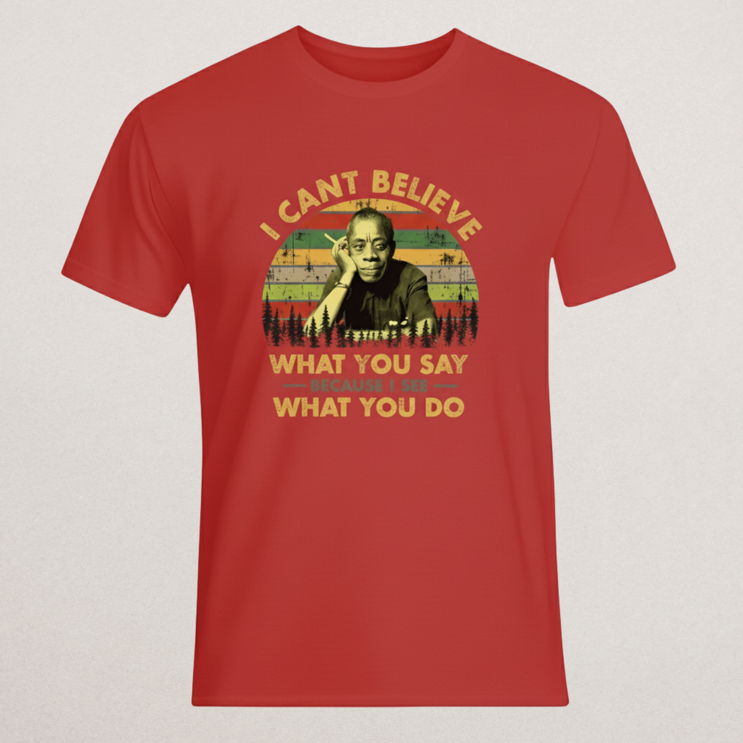 "See What You Do" T-Shirt | Retro Sunset Activist Tee | Literary Quote Social Justice Merch