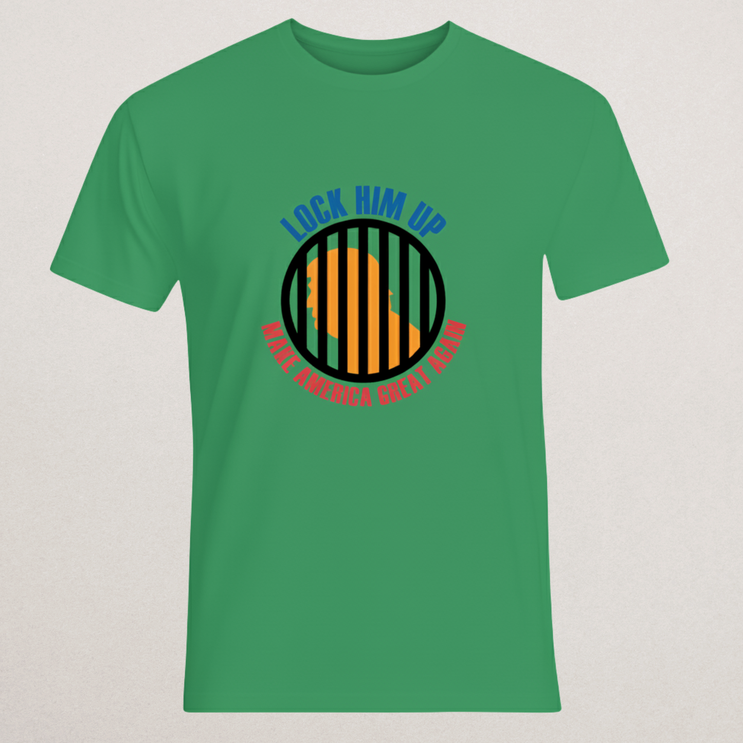 Sarcastic "Lock Him Up / MAGA" T-Shirt - Political Humor Tee