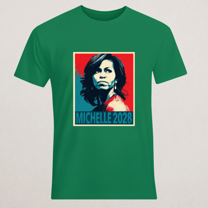 Michelle 2028 Presidential Campaign T-Shirt | Hope Style Political Statement Tee | Democratic Supporter Merch