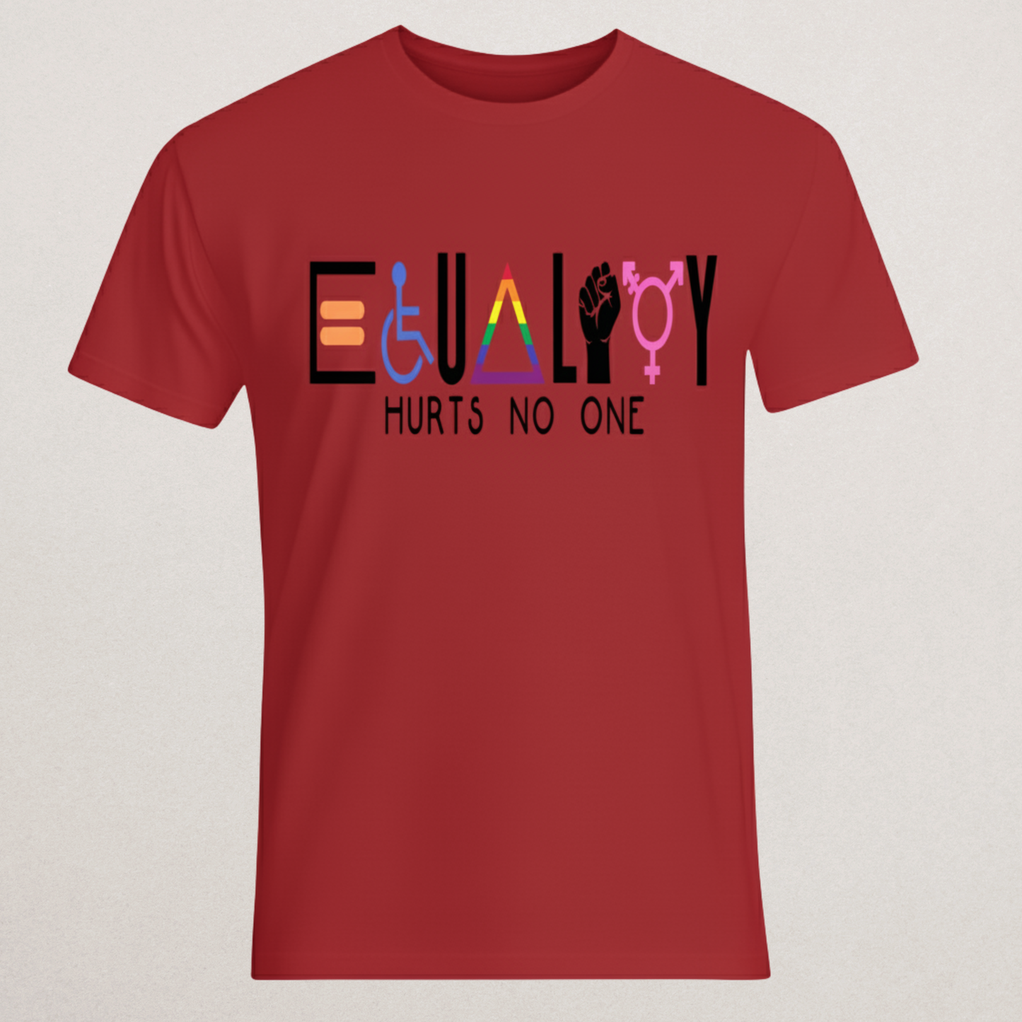 EQUALITY Hurts No One T-Shirt - Diversity & Inclusion Statement Tee