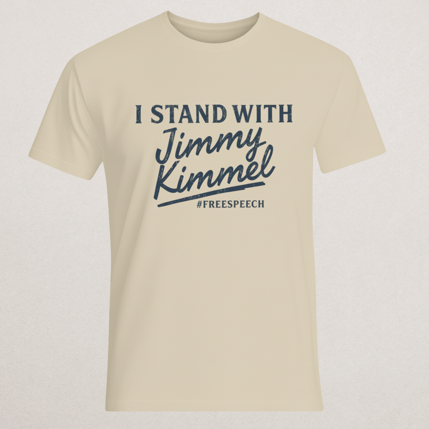 "I Stand With Jimmy Kimmel" T-Shirt - #FreeSpeech Support Tee