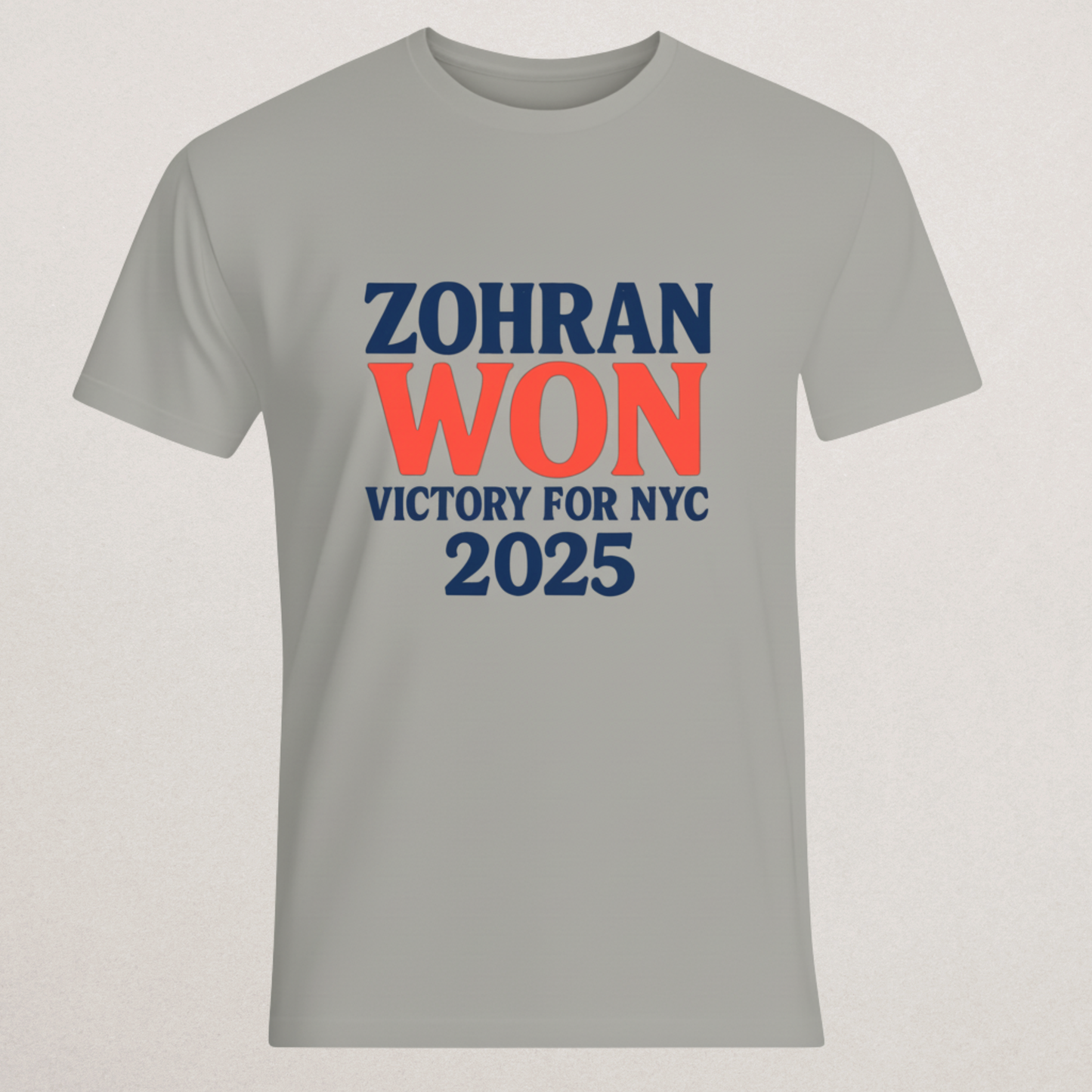 ZOHRAN WON! Victory for NYC 2025 T-Shirt | Election Celebration Merch | Progressive New York Supporter Tee