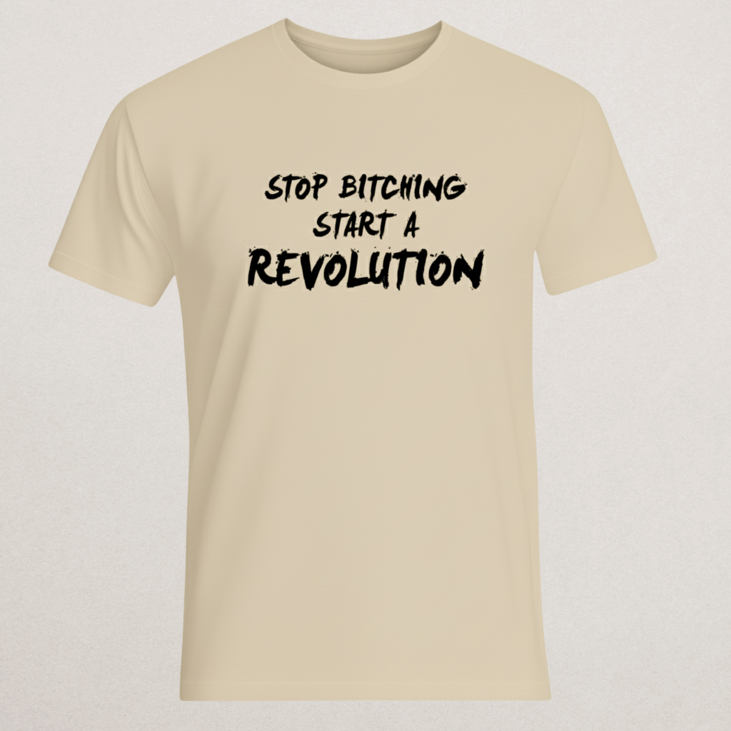 "Start a Revolution" Bold Slogan T-Shirt - Activist Statement Tee