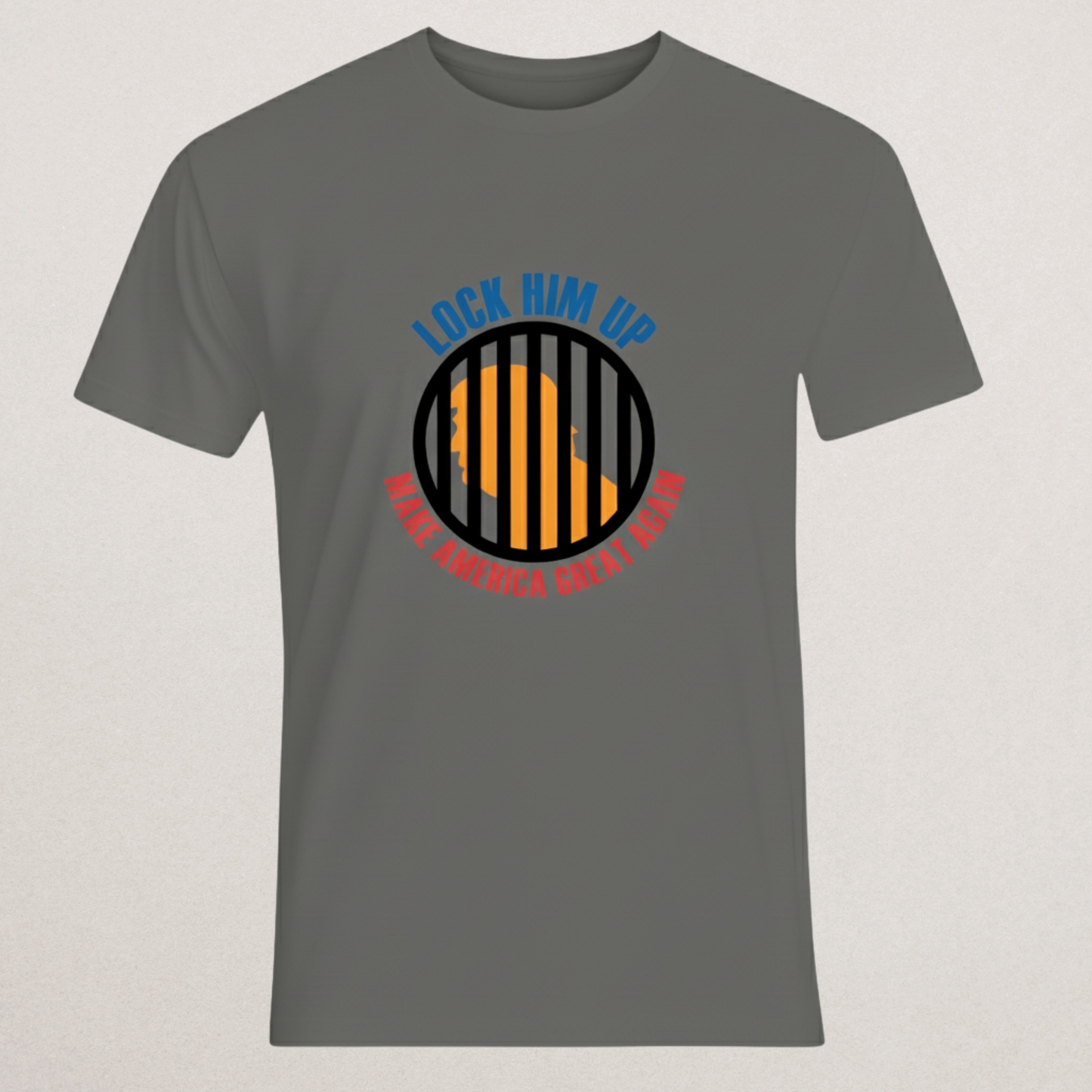 Sarcastic "Lock Him Up / MAGA" T-Shirt - Political Humor Tee