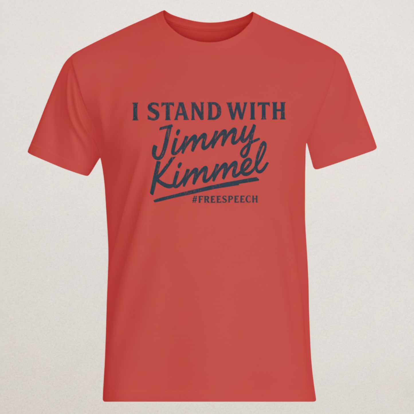 "I Stand With Jimmy Kimmel" T-Shirt - #FreeSpeech Support Tee