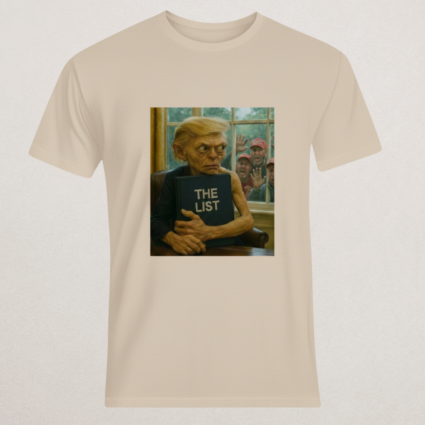 "The List" Political Satire T-Shirt - Anti-Establishment Humor