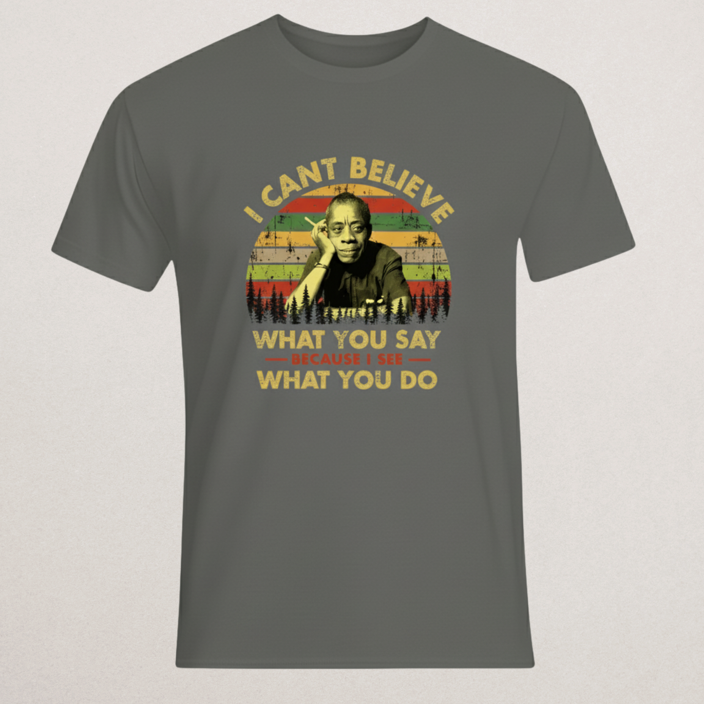 "See What You Do" T-Shirt | Retro Sunset Activist Tee | Literary Quote Social Justice Merch