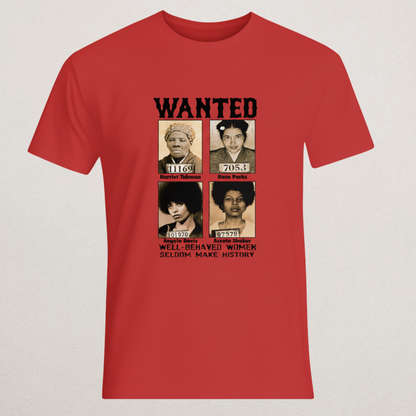 "Well-Behaved Women" Historical Mugshot T-Shirt - Black History Tee