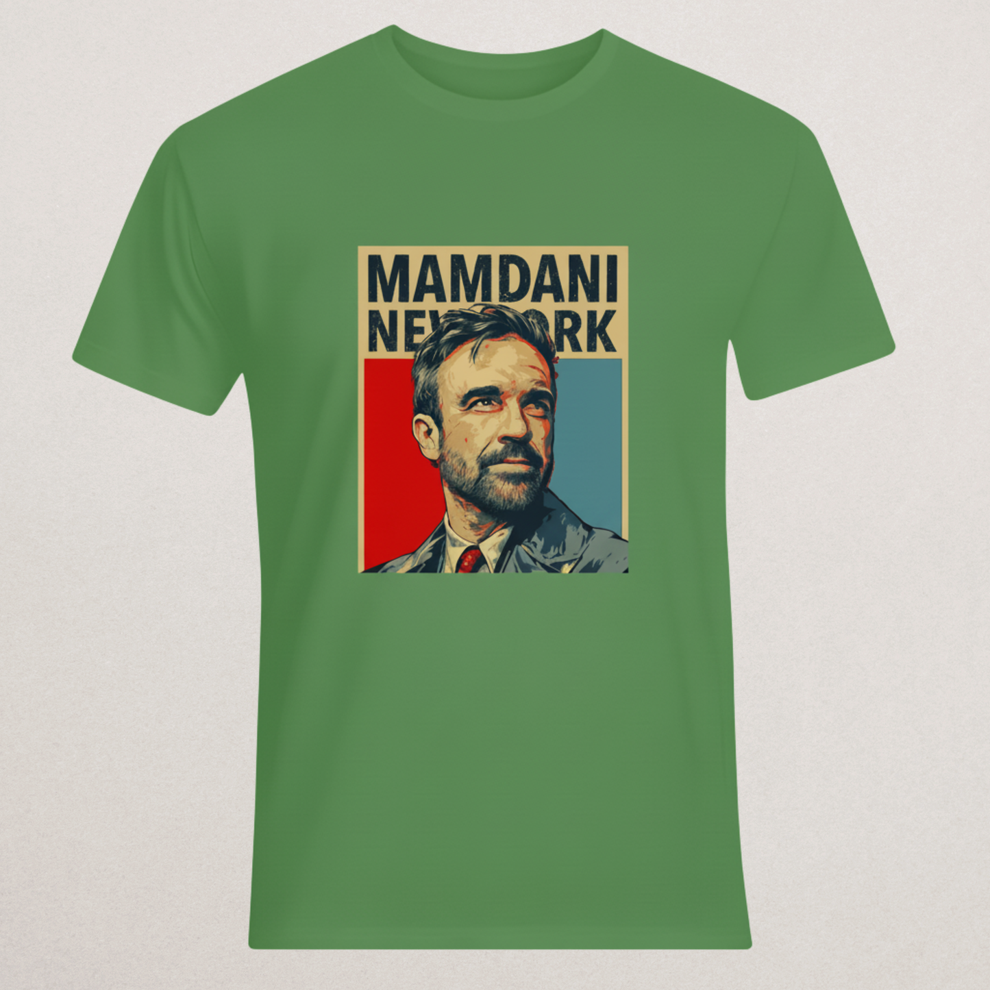 MAMDANI NEW YORK Hope Style T-Shirt | Zohran Mamdani Campaign Poster Tee | Progressive NYC Supporter Merch