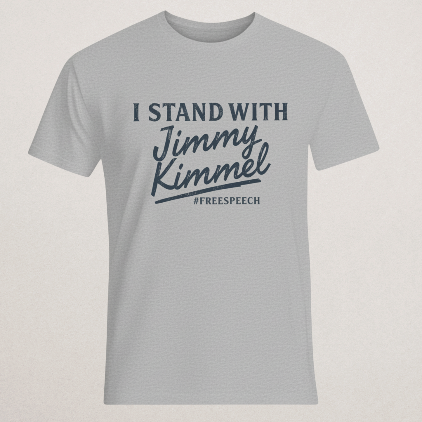 "I Stand With Jimmy Kimmel" T-Shirt - #FreeSpeech Support Tee