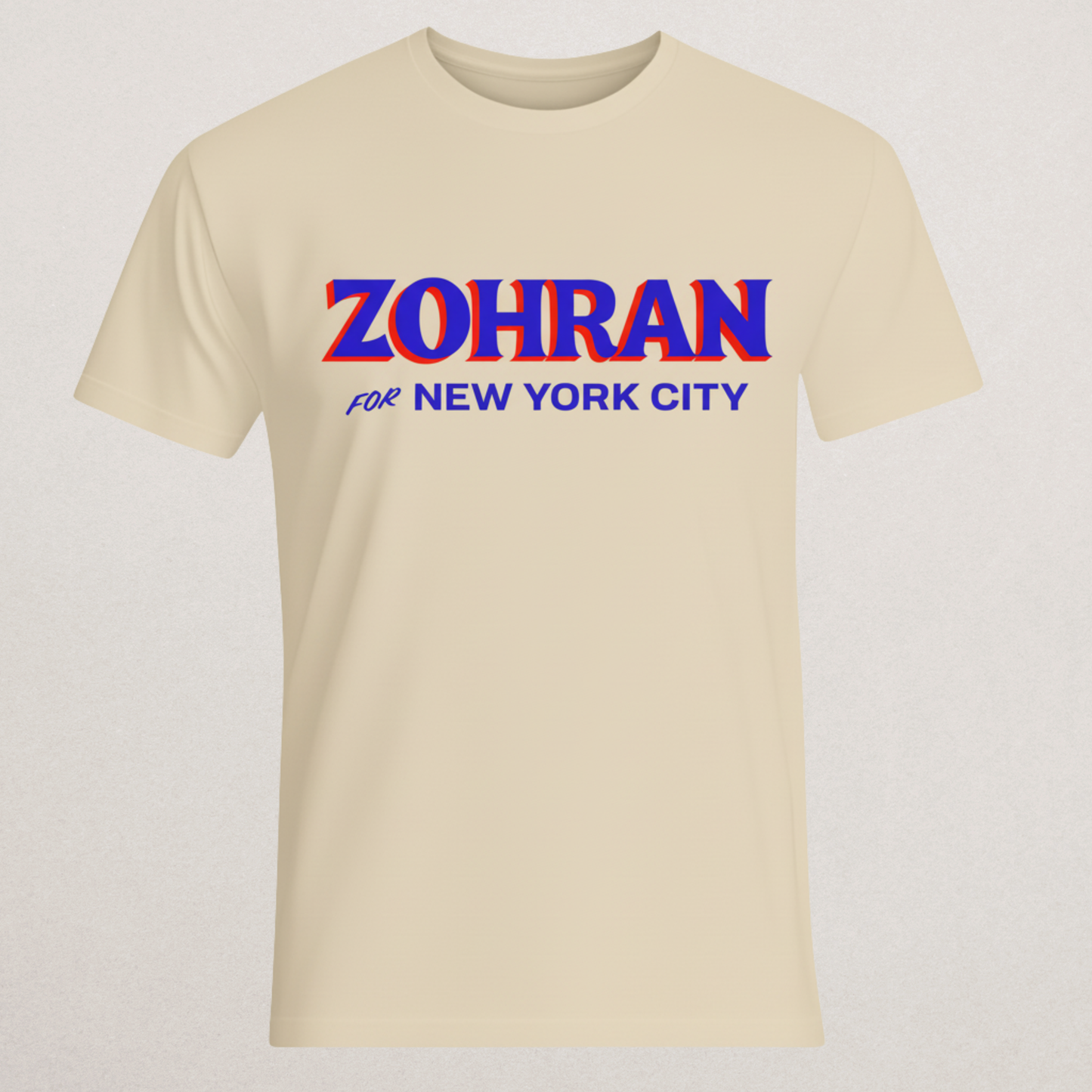 ZOHRAN FOR NEW YORK CITY Campaign T-Shirt | Progressive NYC Politics Merch | Election Supporter Tee